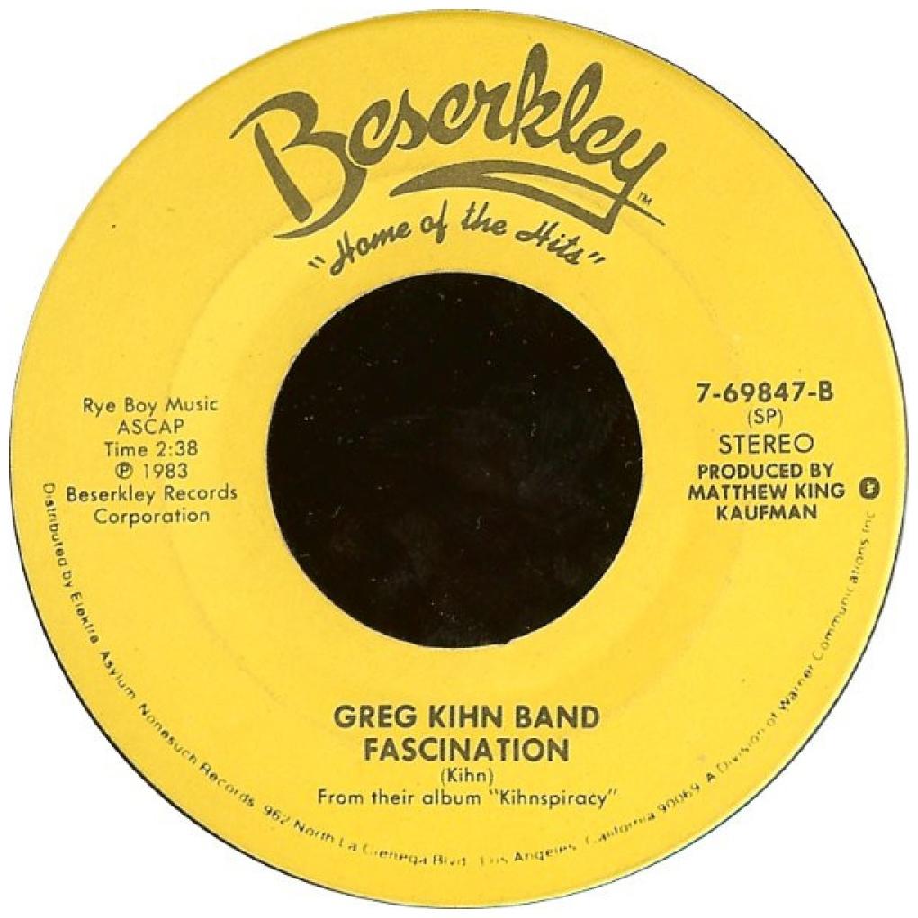 GREG KIHN  BAND - JEOPARDY | 7" SINGLE USADO