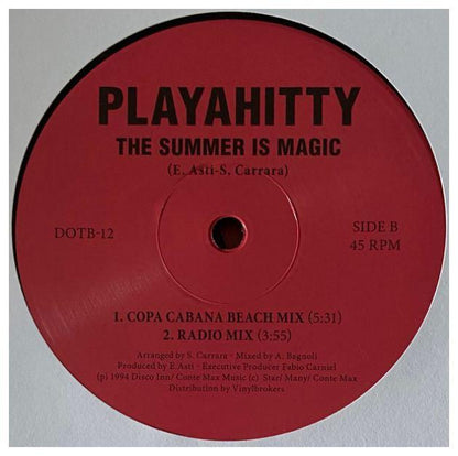 PLAYAHITTY - THE SUMMER IS MAGIC | 12" MAXI SINGLE VINILO
