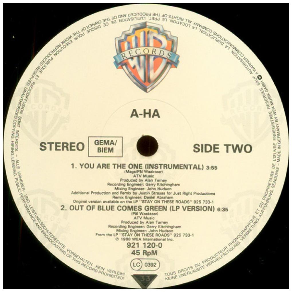 A-HA - YOU ARE THE ONE | 12'' MAXI SINGLE USADO