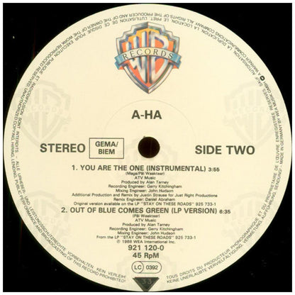 A-HA - YOU ARE THE ONE | 12'' MAXI SINGLE USADO