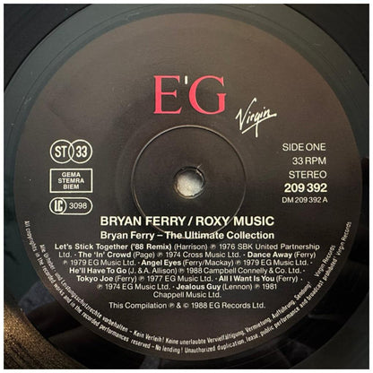 BRYAN FERRY & ROXY MUSIC - THE ULTIMATE COLLECTION | VINILO USADO