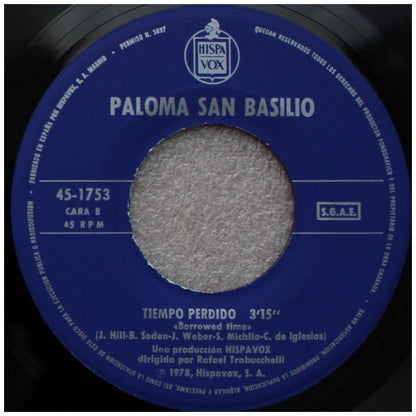 PALOMA SAN BASILIO - BESO A BESO...DULCEMENTE | 7" SINGLE USADO