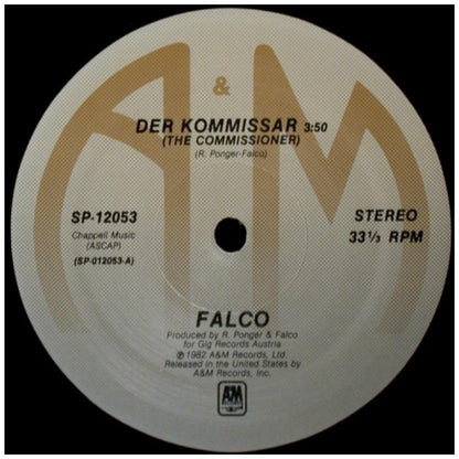 FALCO - DER KOMMISSAR | 12'' MAXI SINGLE USADO