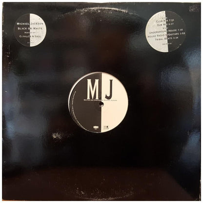 MICHAEL JACKSON - BLACK OR WHITE (THE CLIVILLES & COLE RMS) | 12" MAXI SINGLE VINILO USADO