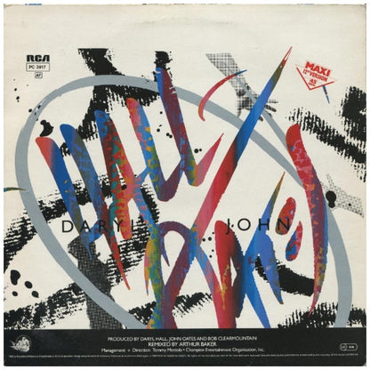 DARYL HALL & JOHN OATES - OUT OF TOUCH | 12'' MAXI SINGLE USADO