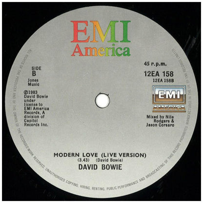 DAVID BOWIE - MODERN LOVE | 12'' MAXI SINGLE USADO