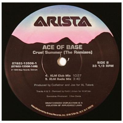 ACE OF BASE - CRUEL SUMMER | 12" MAXI SINGLE VINILO