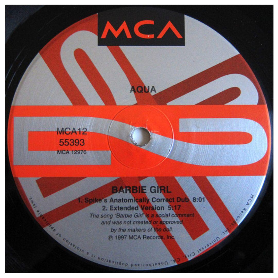 AQUA - BARBIE GIRL | 12" MAXI SINGLE VINILO