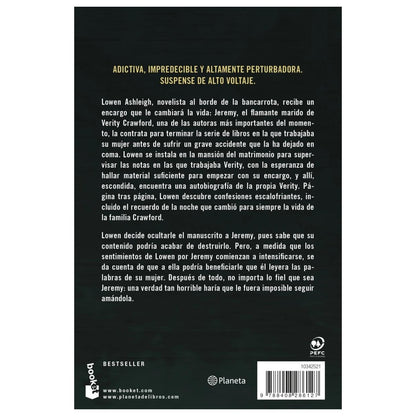 VERITY. LA SOMBRA DE UN ENGAÑO (TAPA DURA) - COLLEEN HOOVER | LIBRO