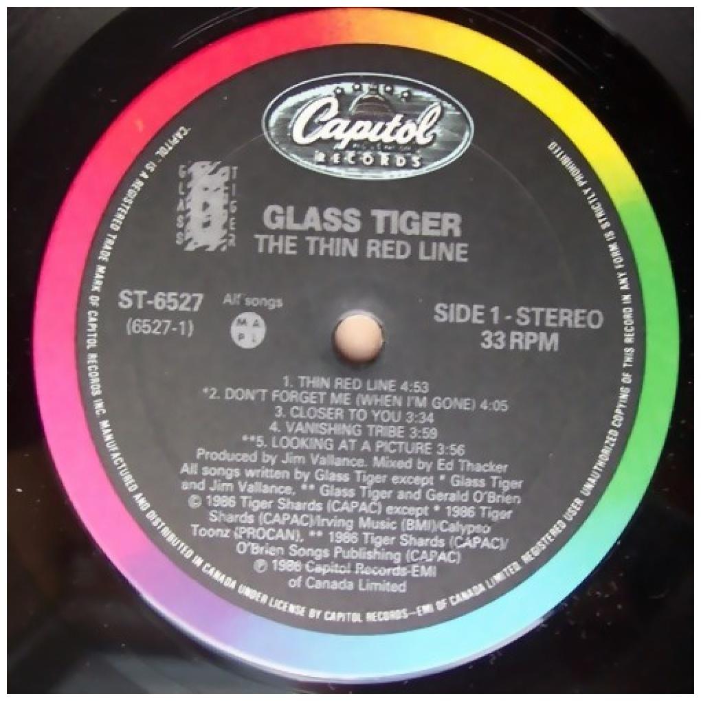 GLASS TIGER - THE THIN RED LINE (VDE-NUEVO/SELLADO) | VINILO USADO
