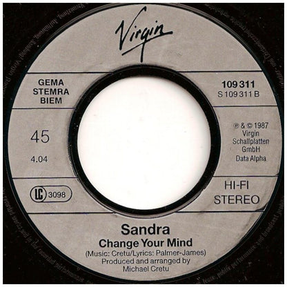 SANDRA - EVERLASTING LOVE | 7" SINGLE USADO