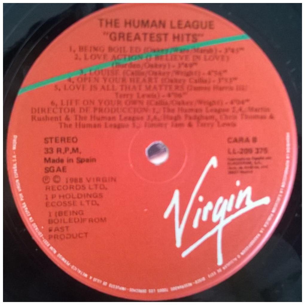 HUMAN LEAGUE - GREATEST HITS | VINILO USADO