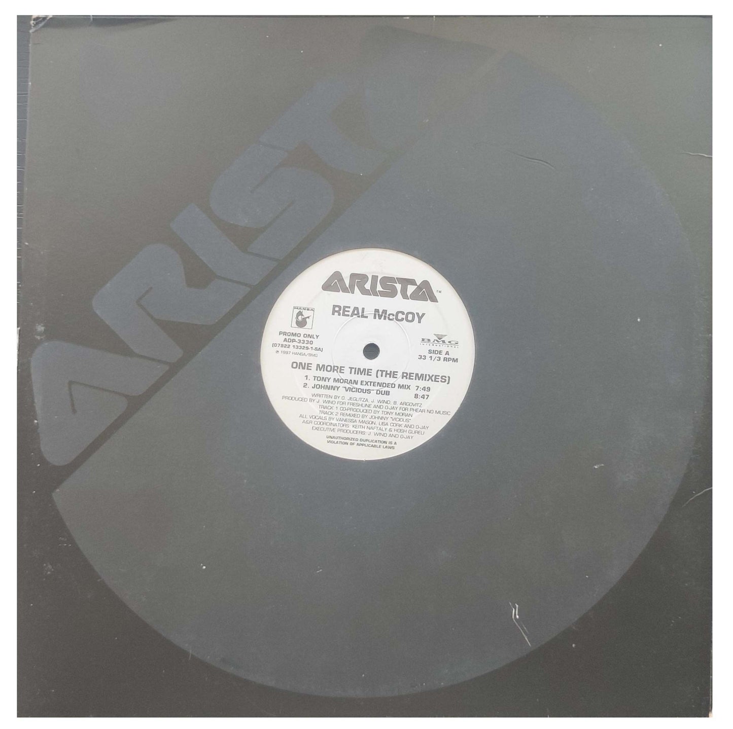 REAL MCCOY  -  ONE MORE TIME (THE REMIXES) | 12" MAXI SINGLE USADO