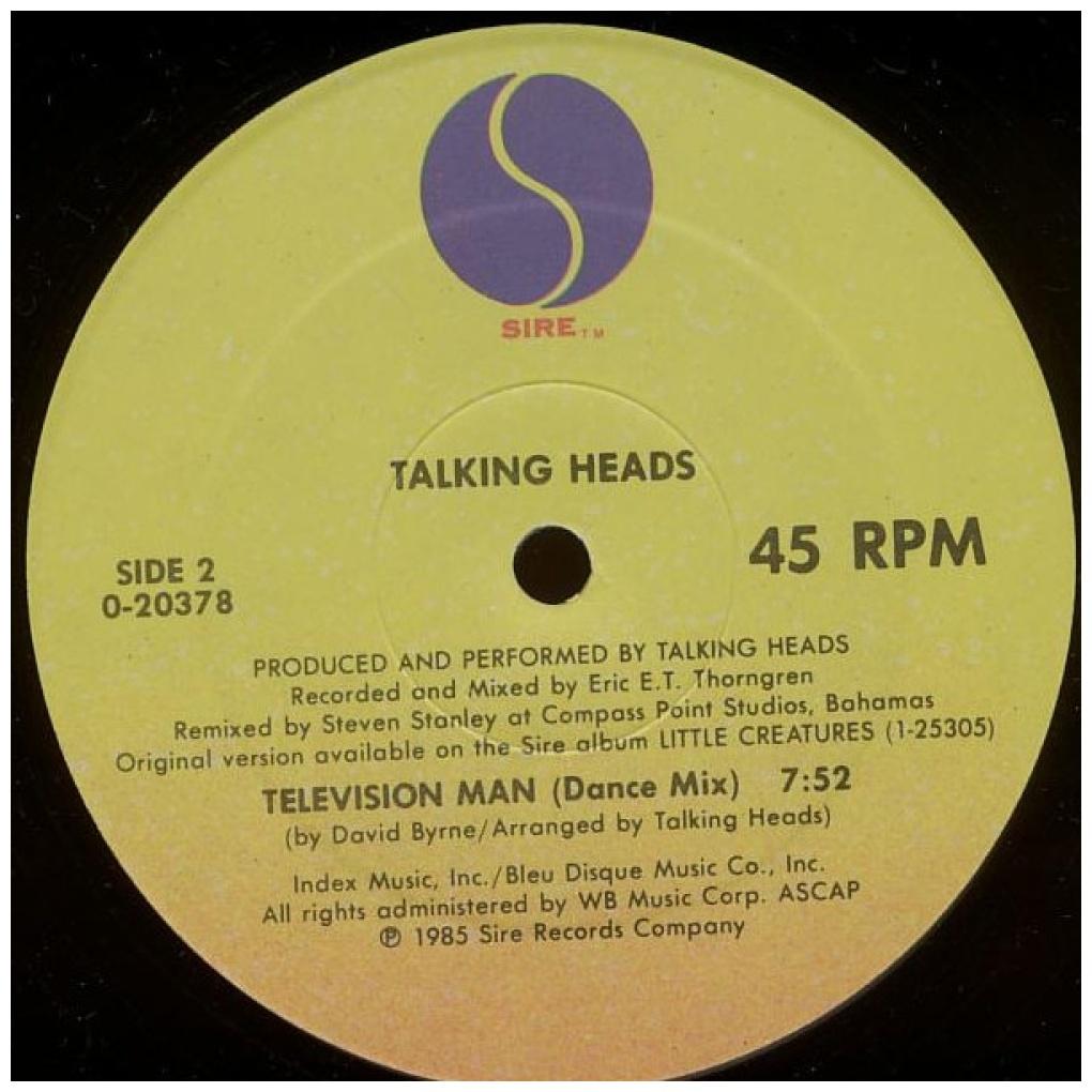 TALKING HEADS - AND SHE WAS | 12'' MAXI SINGLE USADO