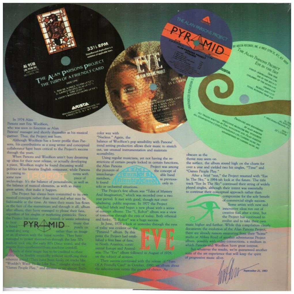 ALAN PARSONS PROJECT - THE BEST OF | VINILO USADO