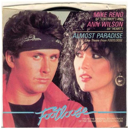 MIKE RENO & ANN WILSON - ALMOST PARADISE | 7" SINGLE USADO