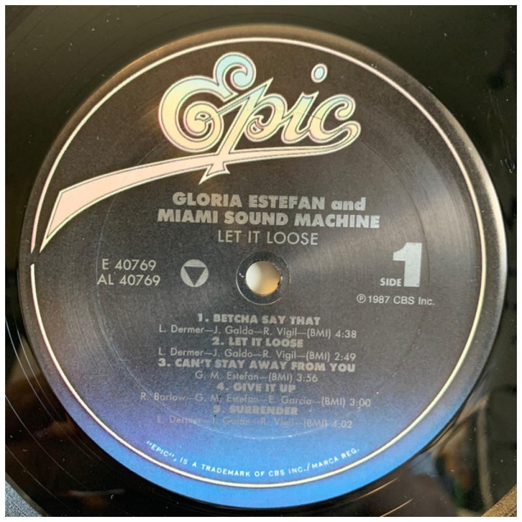 GLORIA ESTEFAN AND MIAMI SOUND MACHINE - LET IT LOOSE | VINILO USADO