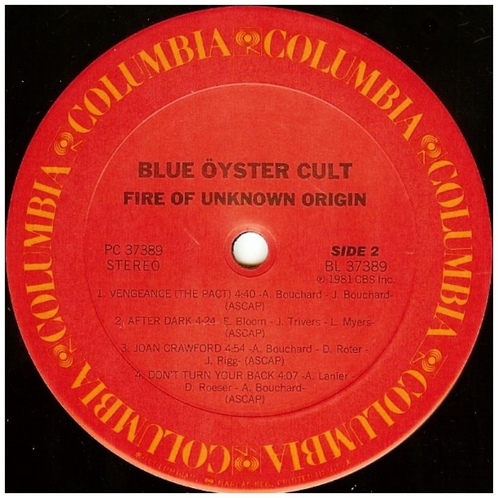 BLUE OISTER CULT - FIRE OF UNKNOWN ORIGIN | VINILO USADO