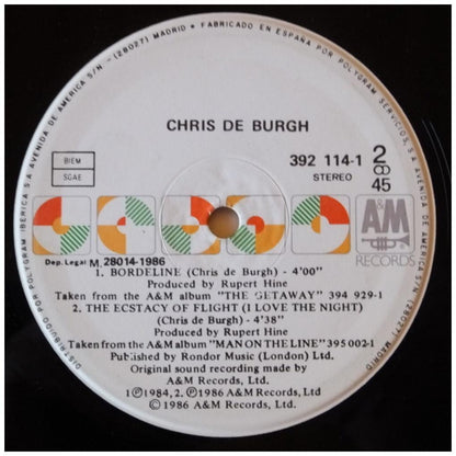 CHRIS DE BURGH - THE LADY IN RED | 12'' MAXI SINGLE USADO