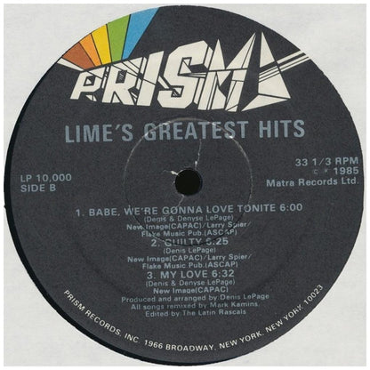 LIME - GREATEST HITS | VINILO USADO