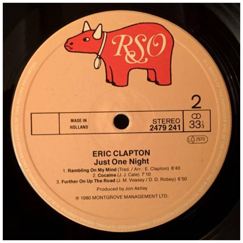 ERIC CLAPTON - JUST ONE NIGHT (2LP) | VINILO USADO