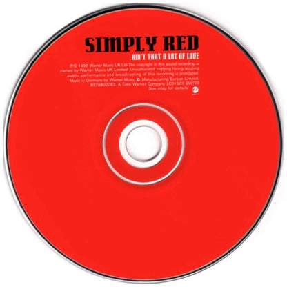 SIMPLY RED - AIN'T THAT A LOT OF LOVE (CD MAXI SINGLE) | CD