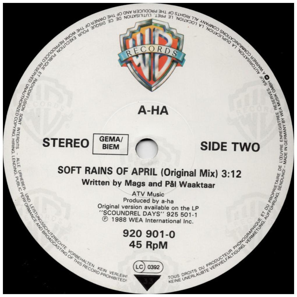 A-HA - STAY ON THESE ROADS | 12'' MAXI SINGLE USADO