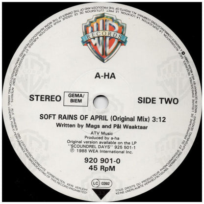 A-HA - STAY ON THESE ROADS | 12'' MAXI SINGLE USADO