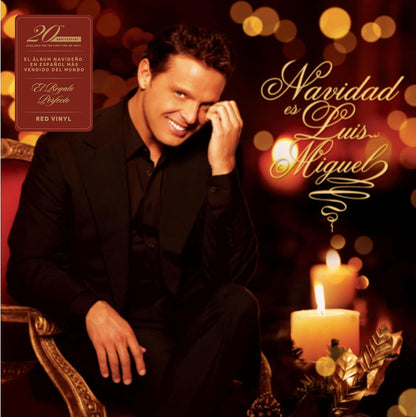 (PREVENTA) LUIS MIGUEL - NAVIDADES (20 ANIVERARIO) (RED VINYL) (MADE IN USA) | VINILO