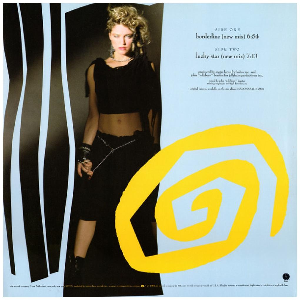 MADONNA - BORDERLINE/LUCKY STAR | 12'' MAXI SINGLE USADO