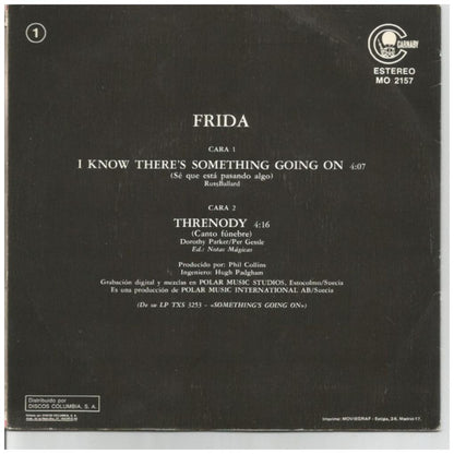 FRIDA - I KNOW THERE'S SOMETHING GOING ON | 7" SINGLE USADO