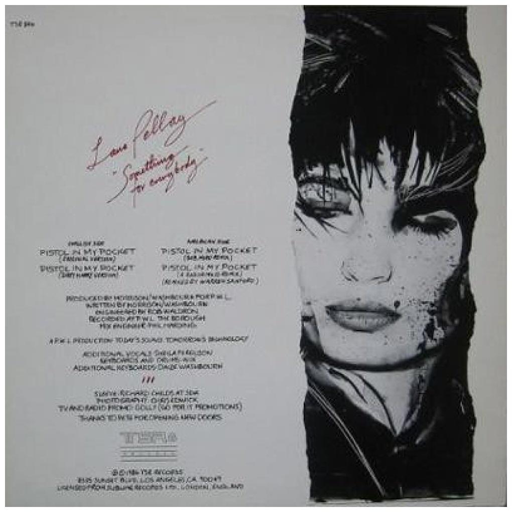 LANA PELLAY - PISTOL IN Y POCKET | 12'' MAXI SINGLE USADO