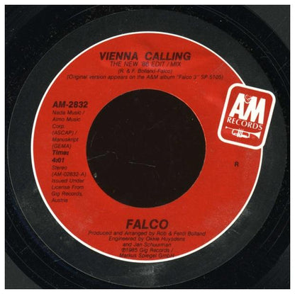 FALCO - VIENNA CALLING | 7" SINGLE USADO
