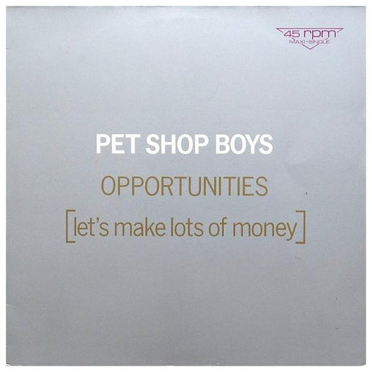 PET SHOP BOYS - OPPORTUNITIES (LET S MAKE LOTS OF MONEY) | 12" MAXI SINGLE USADO