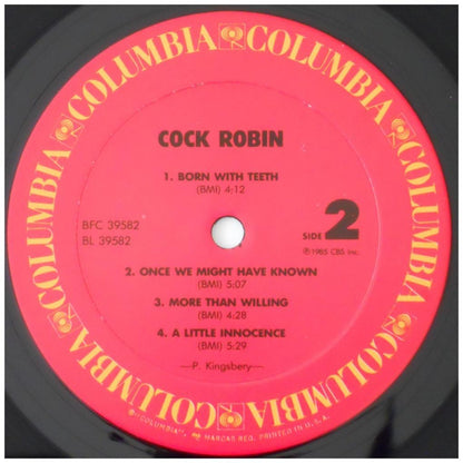 COCK ROBIN - COCK ROBIN | 7" SINGLE USADO