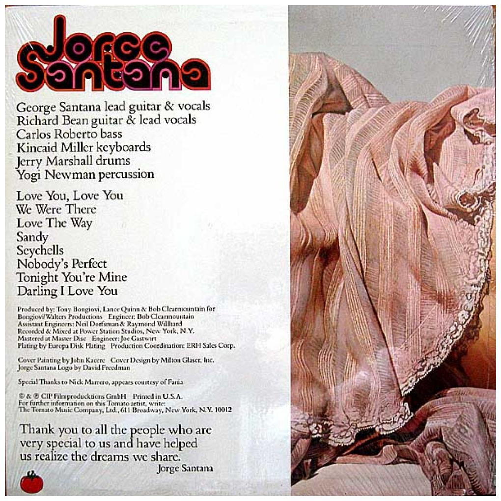 JORGE SANTANA - JORGE SANTANA | VINILO USADO