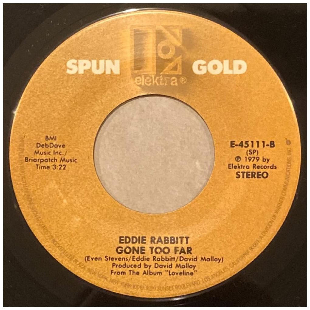 EDDIE RABBIT - I LOVE A RAINY NIGHT | 7" SINGLE USADO