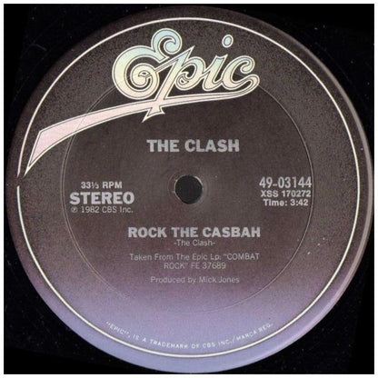 CLASH - ROCK THE CASBAH/MUSTAPHA DANCE | 12'' MAXI SINGLE USADO