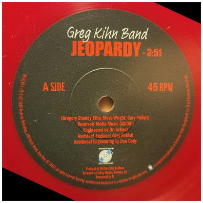 GREG KIHN BAND - JEOPARDY/THE BREAKUP SONG (7" SINGLE) (BROKEN-HEART-SHAPED RED VINYL) | VINILO