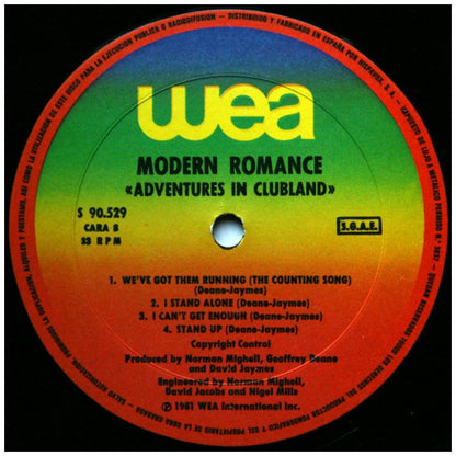 MODERN ROMANCE - ADVENTURES IN CLUBLAND | VINILO USADO
