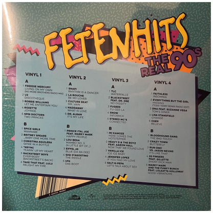 THE REAL 90'S - FETENHITS - THE REAL 90'S (4LP) | VINILO