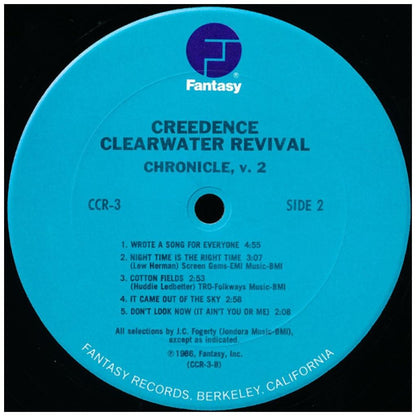 CREEDENCE CLEARWATER REVIVAL - CHRONICLE VOL. 2 (2LP) | 7" SINGLE USADO
