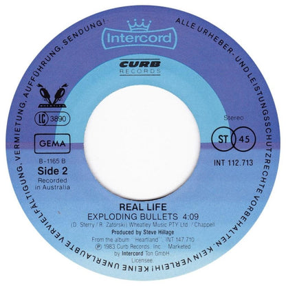 REAL LIFE - CATCH ME I'M FALLING | 7" SINGLE USADO