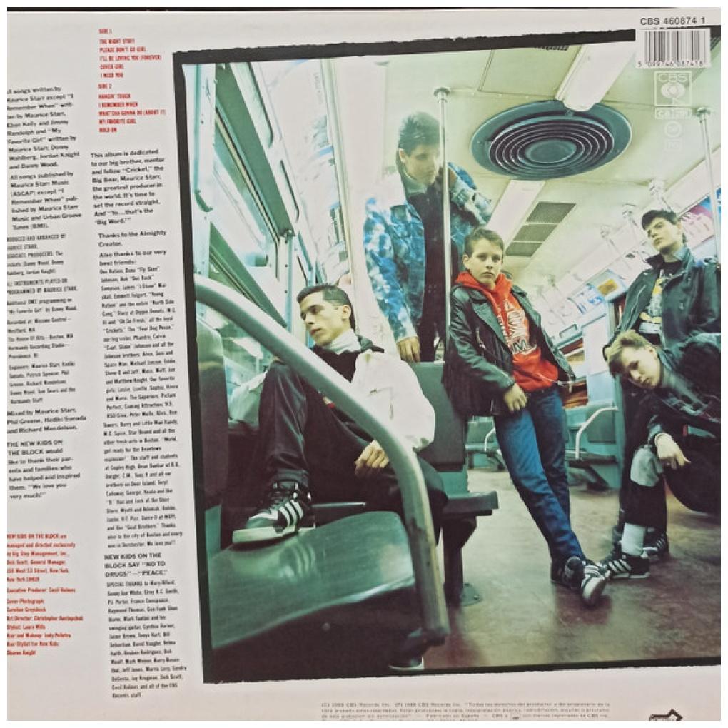 NEW KIDS ON THE BLOCK - HANGIN' TOUGH | VINILO USADO