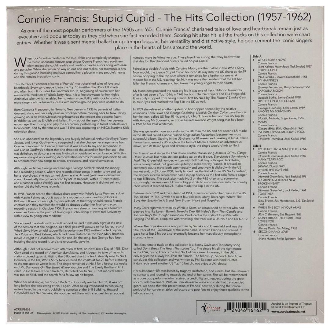 CONNIE FRANCIS - STUPID CUPID HITS 1957-1962 | VINILO
