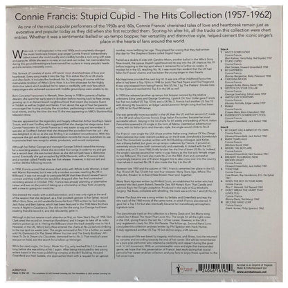 CONNIE FRANCIS - STUPID CUPID HITS 1957-1962 | VINILO