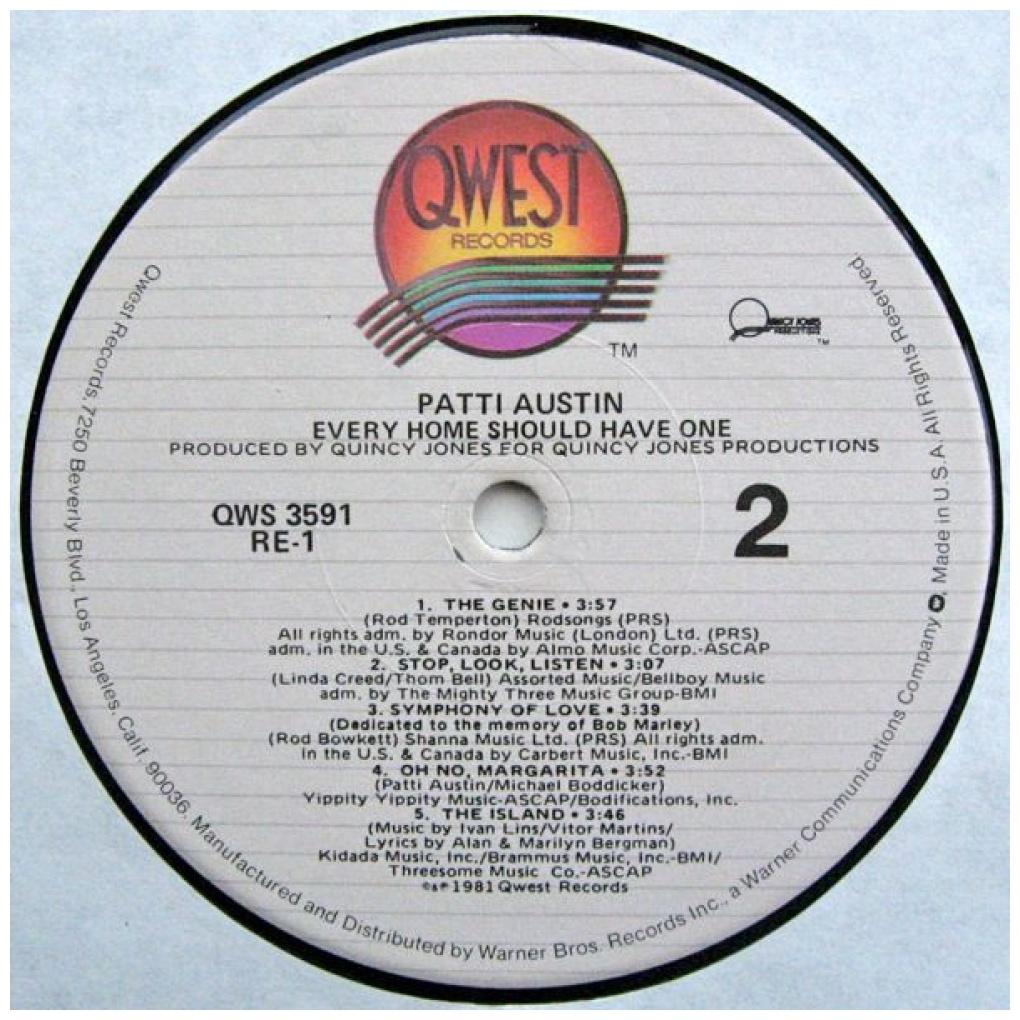 PATTY AUSTIN - EVERY HOME SHOULD HAVE ONE | VINILO USADO