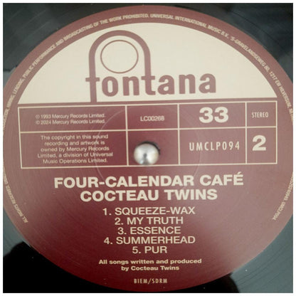 COCTEAU TWINS - FOUR-CALENDAR CAFE | VINILO