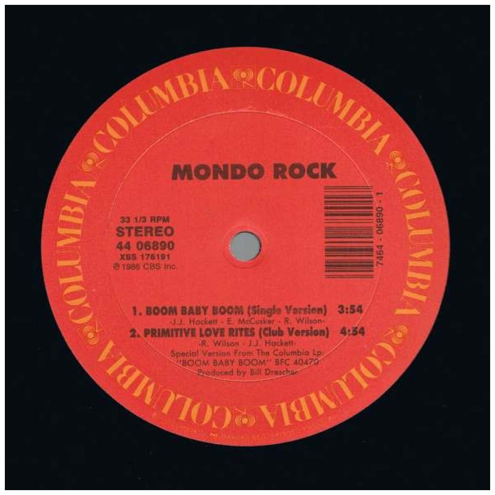 MONDO ROCK - PRIMITIVE LOVE RITES (CLUB VERSION) | 12'' MAXI SINGLE USADO