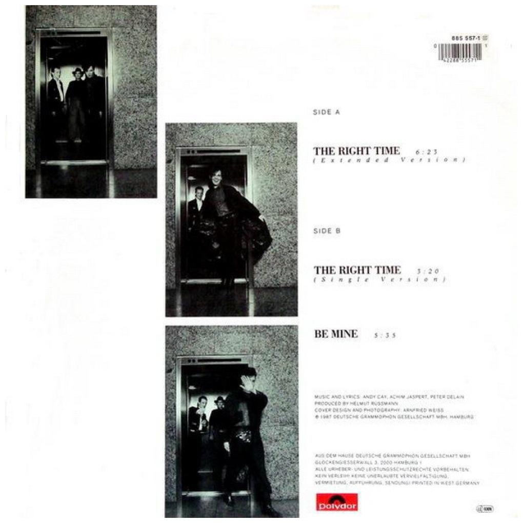 SPLIT MIRRORS - THE RIGHT TIME | 12'' MAXI SINGLE USADO